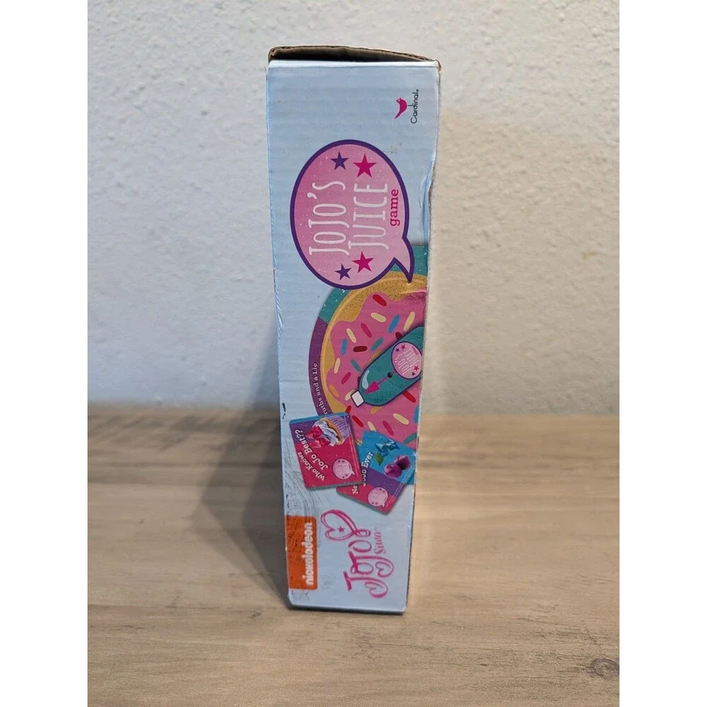JoJo Siwa JoJo's Juice Board Game Nickelodeon Cardinal Complete? Box Wear